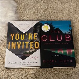 Thriller book bundle the club & you’re invited
